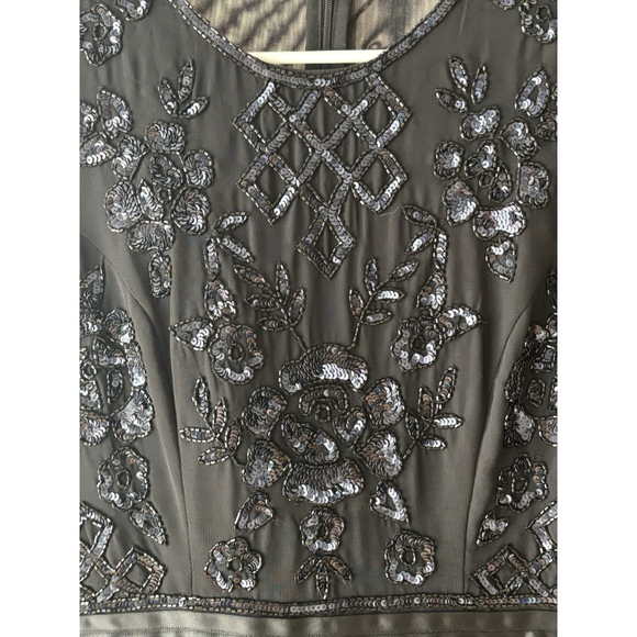 Needle & Thread Black Embellished Tulle Midi Dress – Size US 10 - Picture 6 of 12